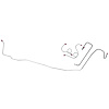 70 -73 Pwr. Drum Runs Under Frame - Front Brake Line Kit 4 Pcs. - image 1