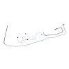 70 -71 Pwr. Drum Runs Over Frame - Front Brake Line Kit 4 Pcs. - image 1