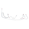 70 -71 Pwr. Disc Runs Over Frame 2 Pc. Interm. - Front Brake Line Kit 5 Pcs. - image 1