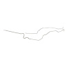 78 -81 Passengers Side Pont. 400 - Vapor Retun Line Set 2 Pcs. - image 1