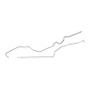 74 Firebird Passenger Side Front to Rear Fuel Line 2 Pcs. - image 1