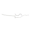 76 -81 Pontiac 400 3/8 - Front to Rear Fuel Line 2 Pcs. - image 1