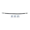 67 -68 All Braided Stainless - Rear Flex Hose - image 1