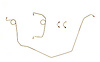 Front Brake Line Kit 1967-69 Camaro and Firebird - image 1