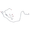 82 -83 V-8 - Front Brake Line Kit 4 Pcs. - image 1