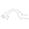 Front Brake Line Kit 1986-89 Camaro/Firebird V8 (1st Design Valve) - image 1