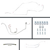 Complete Manual Disc Conversion Brake Line Kit 1967 Camaro - image 1
