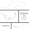 68 Camaro Manual Disc Conversion Complete Brake Line Kit 26 Pcs. - image 1