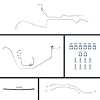 69 Camaro Manual Disc Conversion Complete Brake Line Kit 26 Pcs. - image 1