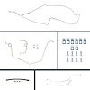 67 Camaro Disc Conversion Complete Brake Line Kit 26 Pcs. - image 1
