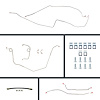 68 Camaro 4 Wheel Disc Conversion Complete Brake Line Kit 26 Pcs. - image 1