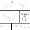 Complete Power Disc Conversion Brake Line Kit 1969 Camaro - image 1