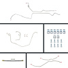 Complete Power Disc Conversion Brake Line Kit 1969 Camaro - image 1