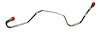 69 Ram Air 4 - Fuel Pump to Carb. Line - Stainless - image 1