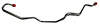 70 455 4BBL - Fuel Pump to Carb. Line - Stainless - image 1
