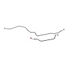 Rear Axle Brake Lines 1975-81 Camaro - image 1