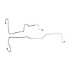 82 4 Wheel Disc - Rear Axle Brake Lines 2 Pcs. - image 1