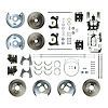 55 - "57 Full Size Chevy, Chrome Booster - Power 4 Wheel Disc Conversion - image 1