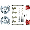 Lower Assembly 1955-1964 Full-Size Chevy Red Calipers - image 1