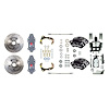 FSC56DCDSX 2 in. Drop, 4-Wheel Manual Disc Brake Conversion Kit 1955-1958 Chevrolet Bel Air - image 1