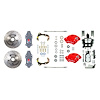 FSC56DCDZX 2 in. Drop, 4-Wheel Manual Disc Brake Conversion Kit 1955-1958 Chevrolet Bel Air - image 1