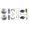 FSC56SDDS 2 in. Drop, 4-Wheel Manual Disc Brake Conversion Kit 1955-1958 Chevrolet Bel Air - image 1