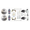 FSC56SDDSX 2 in. Drop, 4-Wheel Manual Disc Brake Conversion Kit 1955-1958 Chevrolet Bel Air - image 1