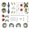 65 - "68 Full Size Chevy, Booster, Red Show"N Go - Power 4 Wheel Drop Disc Conversion - image 1