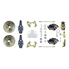 FSC66SDDS 2 in. Drop, Performance Front Disc Brake Conversion Kit 1965-1968 Chevrolet Impala - image 1