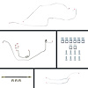 67 Camaro Manual Disc Conversion Complete Brake Line Kit 26 Pcs. Stainless - image 1