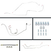 68 Camaro Manual Disc Conversion Complete Brake Line Kit 26 Pcs. Stainless - image 1
