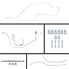 68 Camaro Manual 4 Wheel Disc Conversion Complete Brake Line Kit 26 Pcs. Stainless - image 1