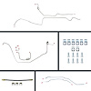 69 Camaro Manual Disc Conversion Complete Brake Line Kit 26 Pcs. Stainless - image 1