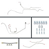 Complete Manual Disc Conversion Brake Line Kit 1969 Camaro - image 1