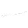 63 -64 All Cars - Front to Rear Brake Line - image 1