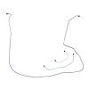 Front Brake Line Kit 1961-62 Galaxie - image 1