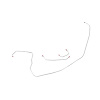 63 -64 H.P. Model - Front Brake Line Kit 3 Pcs. - image 1