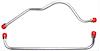 61 -64 BB 4BBL - Fuel Pump to Carb. Line - Stainless 2 Pcs. - image 1