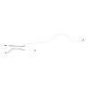 57 All Cars - Rear Axle Brake Lines 2 Pcs. - image 1