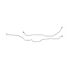 66 Galaxie Rear Axle Brake Lines 2 Pcs. - image 1