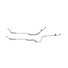 67 All Cars - Rear Axle Brake Lines 2 Pcs. - image 1