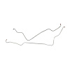 61 -64 Big Block - Trans. Cooler Lines 2 Pcs. - image 1