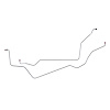 67 Galaxie C6 390 ci Transmission Cooler Lines2 Pcs. - image 1