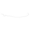 69 -71 All Cars - Front to Rear Brake Line - image 1