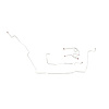 67 Fury Manual Drum Front Brake Line Kit 4 pcs. - image 1