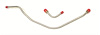 68 383 2 BBL - Fuel Pump to Carb. Line - Stainless 2 Pcs. - image 1