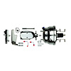 Brake Booster/Master Cylinder Kit 1955-1958 Chevy Bel Air, Nomad / 1958 Biscayne, Impala - image 1