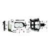 Chrome Upper Assembly 8" Dual Slimline Booster With Master Cylinder - image 1