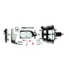 Chrome Upper Assembly 8" Booster With Master Cylinder