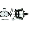 Chrome Dual Brake Booster and Master Cylinder 8" Booster 1.00" Bore Master Cylinder - image 1